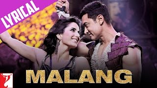 Lyrical  Malang  Song with Lyrics  DHOOM3  Aamir Khan  Katrina Kaif  Pritam  Sameer Anjaan [upl. by Pihc]