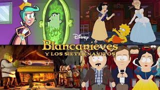 🍎40 Referencias a BLANCA NIEVES Y LOS 7 ENANITOS parodias cameos homenajes [upl. by Vadnee]