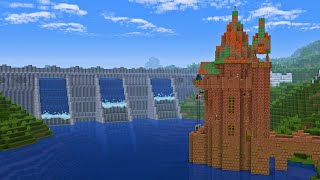 I Built a Functional Dam in Minecraft [upl. by Bradwell157]