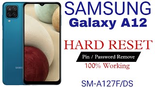 Samsung Galaxy A12 Hard Reset  How To Hard Reset Samsung Galaxy A12  SMA127FDS [upl. by Ainwat]