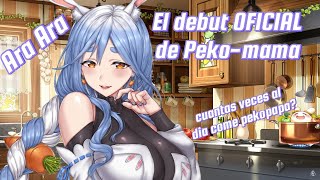 【Hololive JP Sub Español】El debut oficial de Pekomama con fisicas incluidas [upl. by Cod]