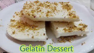 Gelatin Dessert Recipe  Gelatin Ka meetha  Sweet Dish Recipe  Simple and Quick Method  delicious [upl. by Nehemiah939]