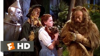 The Cowardly Lion  The Wizard of Oz 68 Movie CLIP 1939 HD [upl. by Courtnay820]