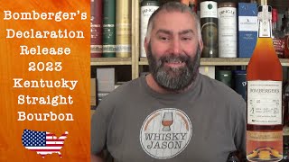 Bomberger’s Declaration 2023 – Kentucky Straight Bourbon Review by WhiskyJason [upl. by Aniat]