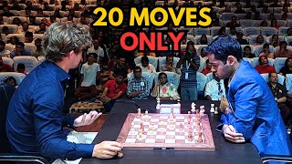 Arjun Erigaisi crushes Magnus Carlsen in just 20 moves  Tata Steel Chess India Blitz 2024 [upl. by Bill]