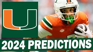 Miami Hurricanes 2024 Season Predictions [upl. by Rosemaria162]