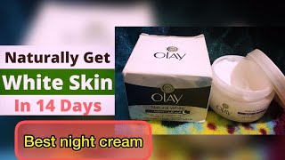 Honest review Olay natural white cream best night cream in winter  night cream  fairness cream [upl. by Asetal439]