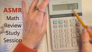 ASMR Math Study Session  Inaudible Whispering [upl. by Fong]