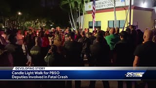 Royal Palm Beach community honors deputies killed hurt in devastating crash [upl. by Anirtek]