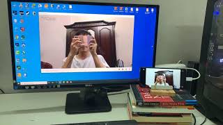 How to use Phone as a webcam via USB  iVCam Setup Tutorial [upl. by Dnomsed]