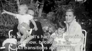 Princess Grace and Prince Rainier with childrenEnglish subtitles [upl. by Yajiv]