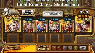 optc colosseum shutenmaru optc onepiece [upl. by Oniratac]