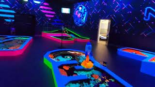 Butlins Play Experience Tech Putt Neon games Rip Off Or Fun 👀 [upl. by Retlaw]