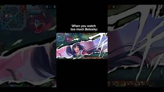 When you watch too much Betosky betosky mlbb mobilelegends miya [upl. by Ainak]