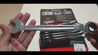 Facom Ratcheting Wrench Review Part number 467BJP10 [upl. by Nonnarb]