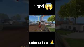 freefire viralvideo totalgaming 1v4 trendingshorts [upl. by Krahling]