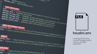 houdinienv Houdini Packages Project and houpackager app [upl. by Thebazile]
