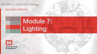 NAVFAC Safety Training Module 7 Lighting [upl. by Orsino]