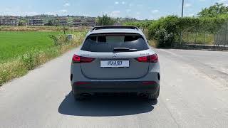 Mercedes GLA 35 AMG  RAARO Performance exhaust  OPF delete  valved rear silencer  ECU tune [upl. by Anitahs]