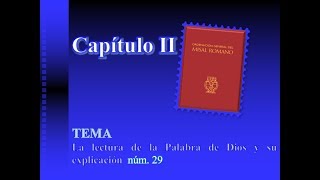 OGMR Lectura de la Palabra de Dios y su Explicación 29 [upl. by Dunlavy]