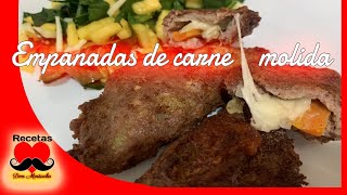 Receta de carne molida que no sea picadillo ni albóndigas  Empanadas de carne [upl. by Lundell]