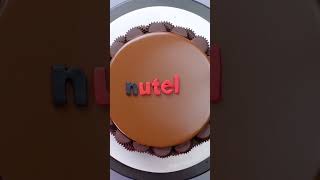 Amazing Nutella Chocolate Cake Hacks shorts [upl. by Alyacim]