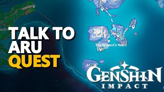 Talk to Aru Genshin Impact [upl. by Swane]