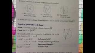 How do you prove the inscribed angle theorem [upl. by Studner]