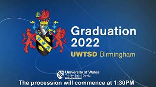 UWTSD Birmingham Graduation 2022 [upl. by Queenie]