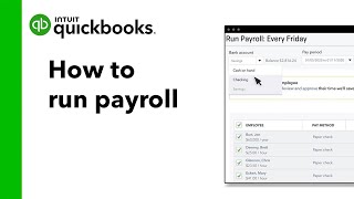 How to run payroll in QuickBooks Online [upl. by Alrac180]