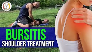 Bursitis Shoulder Treatment  NYC Chiropractor [upl. by Kendal818]