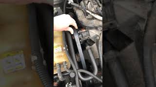 Serpentine Belt RemovalReplacement  2004 Ford Taurus 30L DOHC Engine [upl. by Nylemaj]