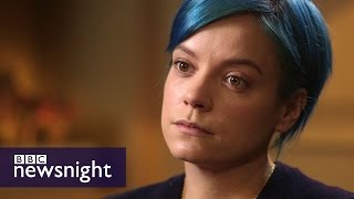 Lily Allen I felt victimshamed over stalking  BBC Newsnight [upl. by Christos]