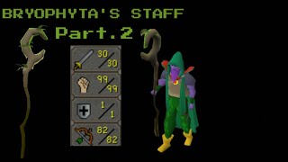 BRYOPHYTAS STAFF F2P PKING PART2  OSRS  COMBAT LVL 58  99 STRENGTH  STEROIDS [upl. by Ayerhs]