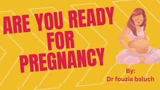 Things you should know before conception Preconception counsellingpreconception pregnancyplanning [upl. by Ahsinat80]