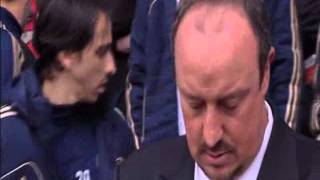 Rafa Benitez almost crying during playing YNWA when he was a Chelsea manager [upl. by Azzil]