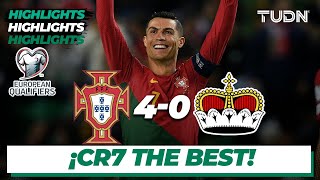 HIGHLIGHTS  Portugal 40 Liechtenstein  UEFA Qualifiers 2023  TUDN [upl. by Uehttam]