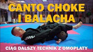 Canto choke i balacha z omoplaty  Technika BJJ [upl. by Ytissahc]