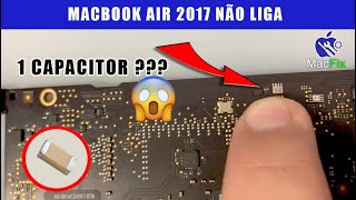 Macbook Air 2017 não liga  Reparo placa mãe na íntegra [upl. by Elletnwahs]