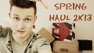 HAUL SPRING FASHION MEN 2K13  Bershka I HampM I Asos [upl. by Maggee890]