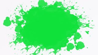 Copyright Free  Ink Splashes Effects  Green Screen Ink Reveal [upl. by Jos]