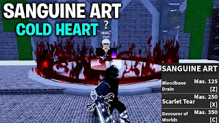 How to get Sanguine Art COLD HEART in Blox Fruits Update 20 New Fighting Style [upl. by Tibold]