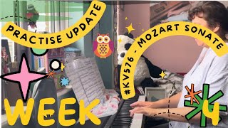 Week 4  KV576 Mozart  Practise update [upl. by Onafets]