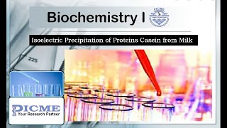 Isoelectric Precipitation of Proteins Casein from Milk   PICME Labs  Biochemistry I [upl. by Alauqahs]