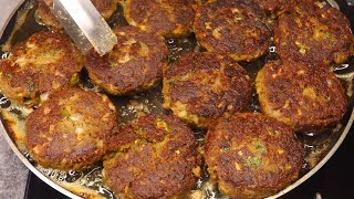 Shami Kabab Authentic Recipe  Bade Ke Gosht Ke Shami Kabab  Traditional Shami Kabab [upl. by Delmar]