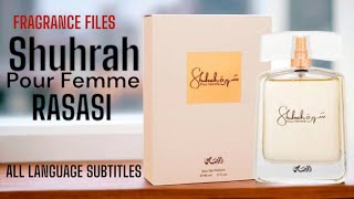 Shuhrah Pour Femme By Rasasi  شهره للنساء رصاصي [upl. by Levania]