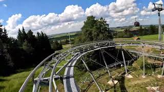 Alpspitzbahn Nesselwang Alpine Coaster Alpspitz Coaster onridepov Sommerrodelbahn Wiegand Bob [upl. by Ailel602]