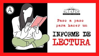 📕INFORME DE LECTURA 📕 Qué es y cómo hacer uno 📚 Paso a paso [upl. by Ahsekam863]