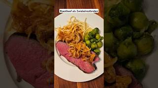 Roastbeefshorts zwiebelrostbraten souvide [upl. by Lobell]