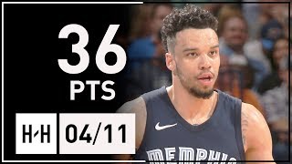 Dillon Brooks Full CareerHIGH Highlights Grizzlies vs Thunder 20180411  36 Points [upl. by Aiyot]